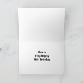 Carte **16ème anniversaire** HUMOUR D'UN CHIEN COOL (Intérieur)