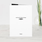 Carte 16th still amazing grey and black birthday photo (Dos)