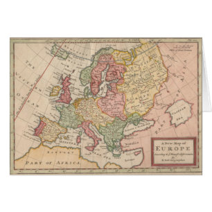 Carte 1721 historique de l'Europe