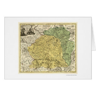 Carte 1750 de la Lithuanie