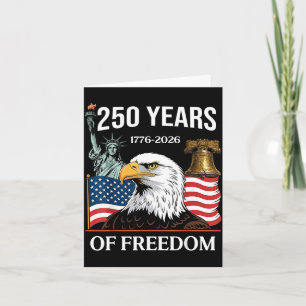 Carte 1776-2026 250e anniversaire États-Unis 250 ans de