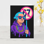 Carte 1776 Plus de 67 Meme drôle George Washington Drip  (Fleur jaune)