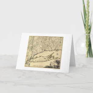 Carte 1780 du Long Island et du Connecticut