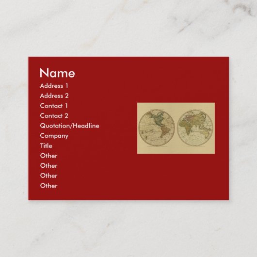 Carte 1786 du monde d'antiquité par William Faden (Devant)