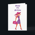 Carte ****17e ANNIVERSAIRE**** À NOTRE "JOLIE JEUNE DAME<br><div class="desc">VOTRE **JOLIE JEUNE DAME** SERA SI HEUREUSE DE RECEVOIR CETTE CARTE DE "VOUS" SUR CE QUE TOUT IMPORTANT *****17ème**** ANNIVERSAIRE ET LA CHERCHERA POUR-JAMAIS JE SUIS SÛR! RAPPELEZ-VOUS CEPENDANT QUE VOUS POUVEZ "MODIFIER L'ÂGE" EN QUELQUES SECONDES SI NÉCESSAIRE :)</div>