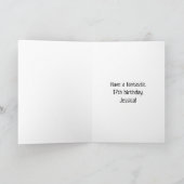 Carte 17e anniversaire : Arc-en-ciel amusant inspiré par (Intérieur)