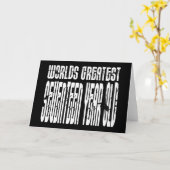 Carte 17ème Ans des mondes d'anniversaires plus grands (Fleur jaune)