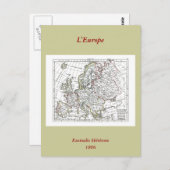 Carte 1806 - L'Europe (Devant / Derrière)