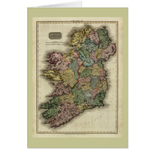 Carte 1813 de l'Irlande par John Pinkerton