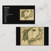 Carte 1815 de la Corée et du Japon (Devant / Derrière)