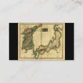 Carte 1815 de la Corée et du Japon (Dos)