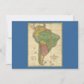 Carte 1826 de l'Amérique du Sud de cru par Anthony (Dos)