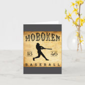 Carte 1846 Hoboken New Jersey Baseball  (Fleur jaune)