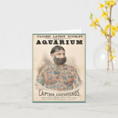 Carte 1880 Capitaine Costentenus homme tatoué (Fleur jaune)