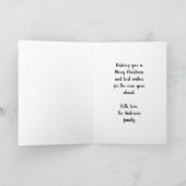 Carte 1885 Noël Matin peinture de Mansel Lewis (Intérieur)