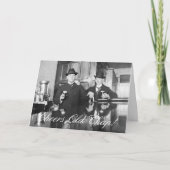 Carte 1890 Saloon Bar Hommes Cheers Old Chap Joyeux Anni (Devant)