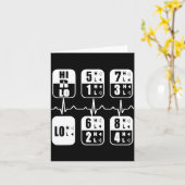 Carte 18 Speeds Shift Trucker Heartbeat Funny Truck  (Fleur jaune)