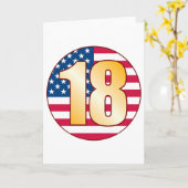 Carte 18 USA Gold (Fleur jaune)