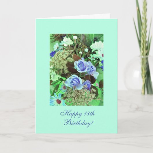 Carte 18e anniversaire (âge) (Devant)