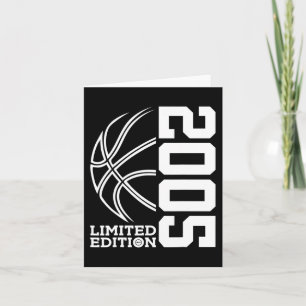 Carte 18e anniversaire Basketball Limited Edition 2005