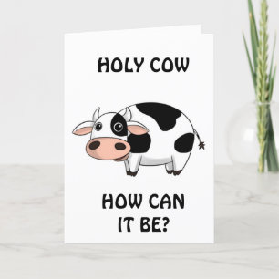 Carte **18e anniversaire HUMOUR** D'UNE VACHE?