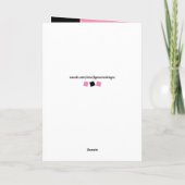 Carte 18e photo d'anniversaire rose et noir encore extra (Dos)