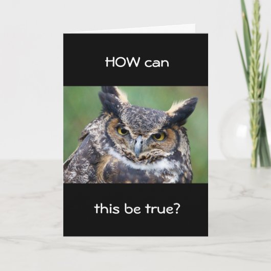 Carte **18e** WHOOOOO PENSEZ-VOUS POUVOIR ÊTRE SI (Devant)