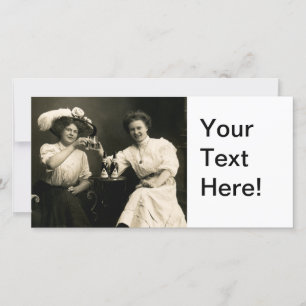 Carte 1905 Beer Drinking Girl Friends