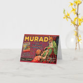 Carte 1919 Bataille de Murad cigarettes et tabac (Fleur jaune)