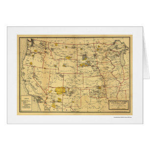 Carte 1923 de réserve indienne