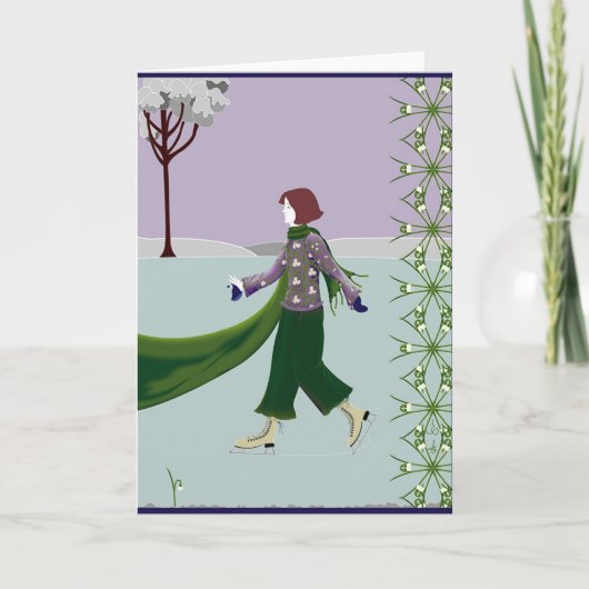 CARTE 1927ICESKATING (Devant)