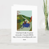 CARTE '1927MOTORCYCLING' (Dos)