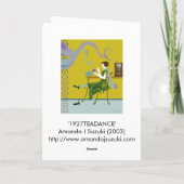 CARTE '1927TEADANCE' (Dos)