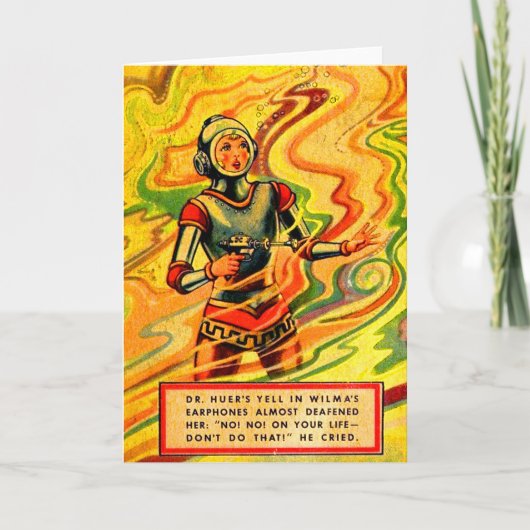 Carte 1930 Buck Rogers bande dessinée Wilma Deering (Devant)