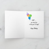 Carte 1938 Anniversaire Fun Facts (Intérieur)