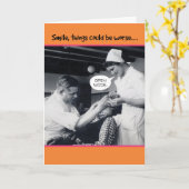 Carte 1940 Les choses de dentiste pourraient être pire 4 (Fleur jaune)