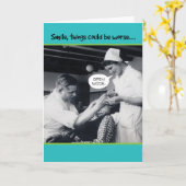 Carte 1940 Les choses de dentiste pourraient être pire 7 (Fleur jaune)