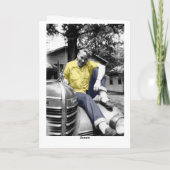 Carte 1940's Encouragement BE Different Be Free Photo (Dos)