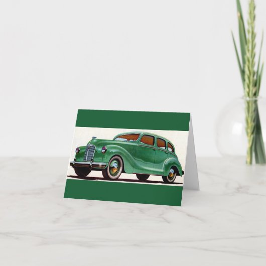 Carte 1948 Austin Devon verte (Devant)