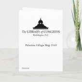 Carte 1949 de village de la Palestine (Dos)