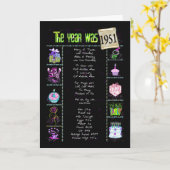 Carte 1951 Anniversaire Fun Facts (Fleur jaune)