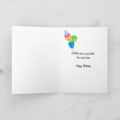 Carte 1955 Anniversaire Année Fun Faits (Intérieur)