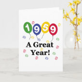 Carte 1959 Un grand anniversaire (Fleur jaune)