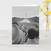 Carte 1963 droits civiques mars sur DC de Washington (Fleur jaune)