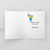 Carte 1965 Anniversaire Fun Facts (Intérieur)