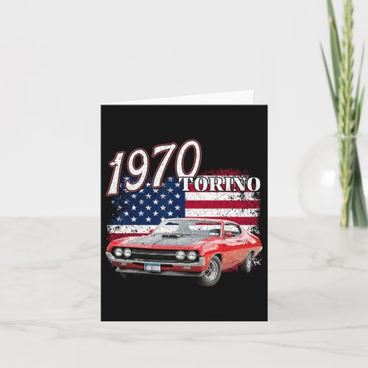 Carte 1970 70 Torino Muscle Clic Voiture 4 juillet Améri (Devant)
