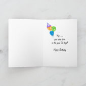 Carte 1974 anecdotes amusantes d'anniversaire (Intérieur)