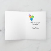 Carte 1975 anecdotes amusantes d'anniversaire (Intérieur)