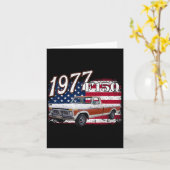 Carte 1977 77 F150 4 juillet Américain (Fleur jaune)