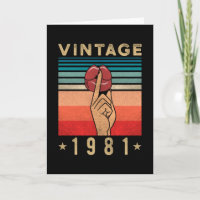 1981 Cadeau Retro femme